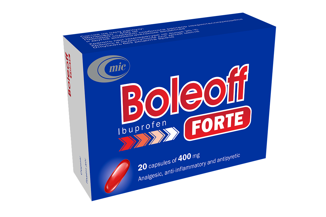 Novelty! Sales of the drug «Boleoff forte» have started