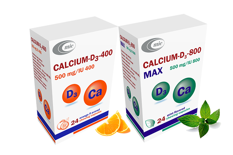 New Medicines Calcium-D3-400 and Calcium-D3-800 MAKS Were Registered