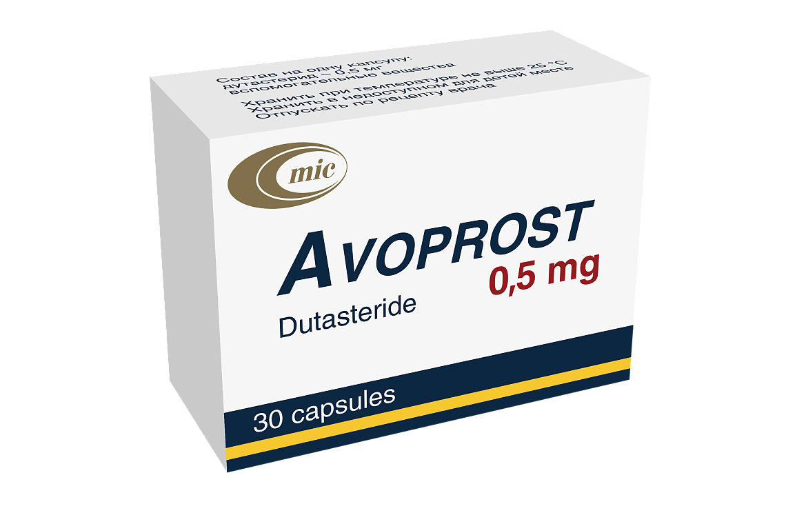 Ministry of health of BLR registered new drug AVOPROST, manufactured by Minskintercaps U.V.