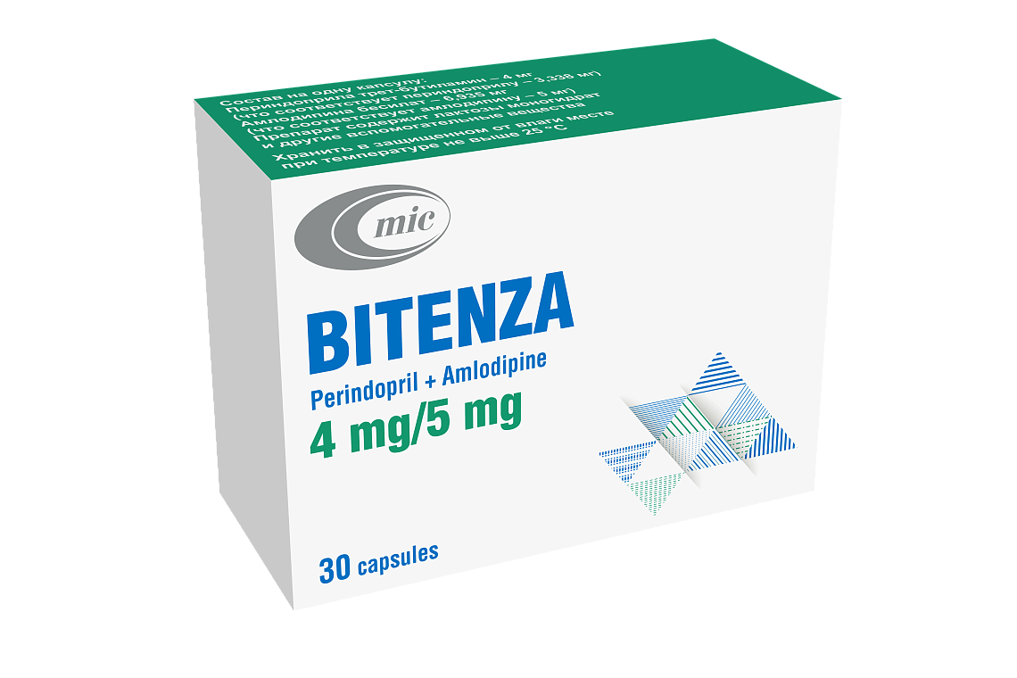 New drug Bitenza for arterial hypertension in portfolio of Minskintercaps